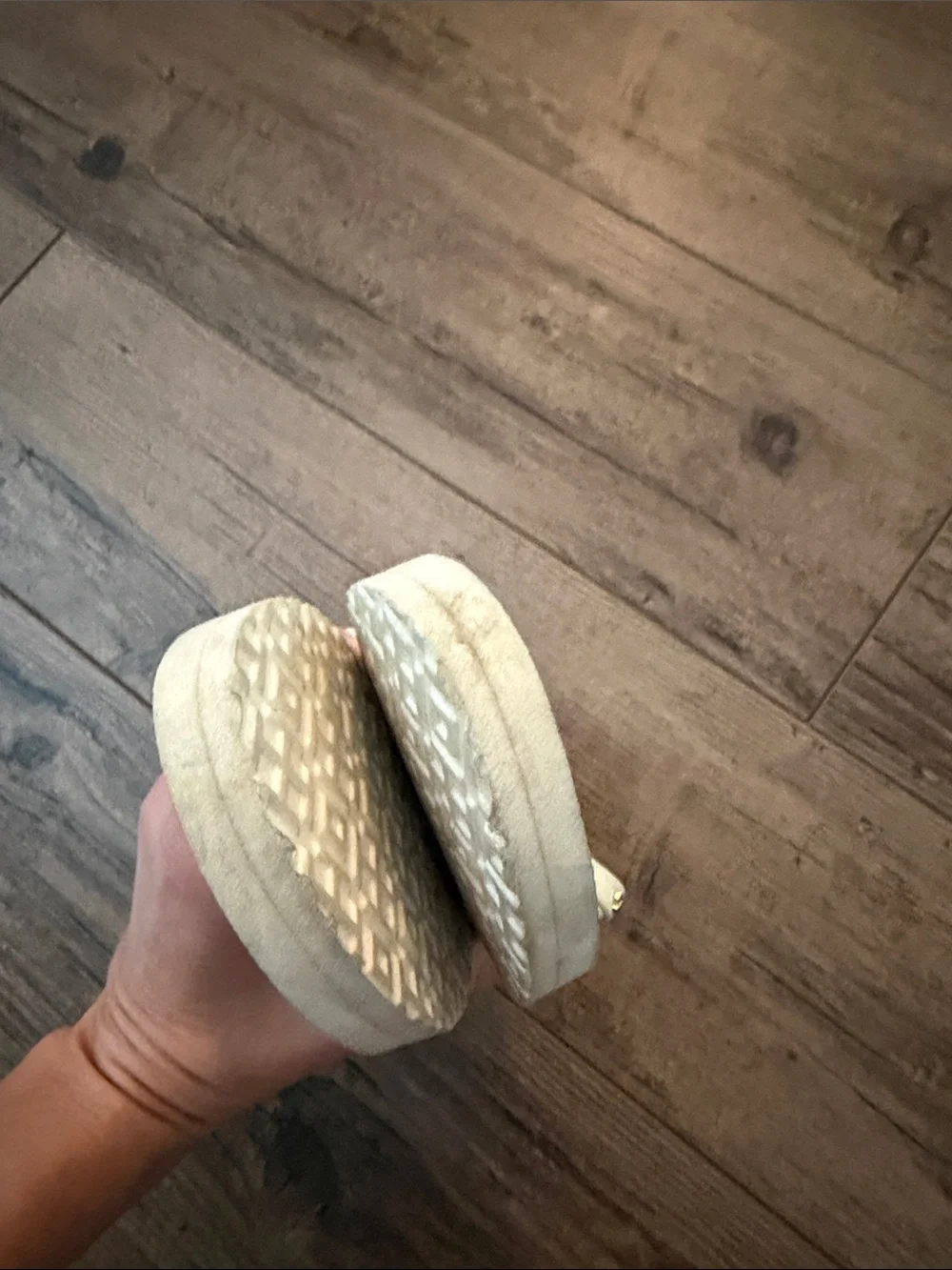 Tory Burch Navy Patterned Flip Flop with Cream Straps